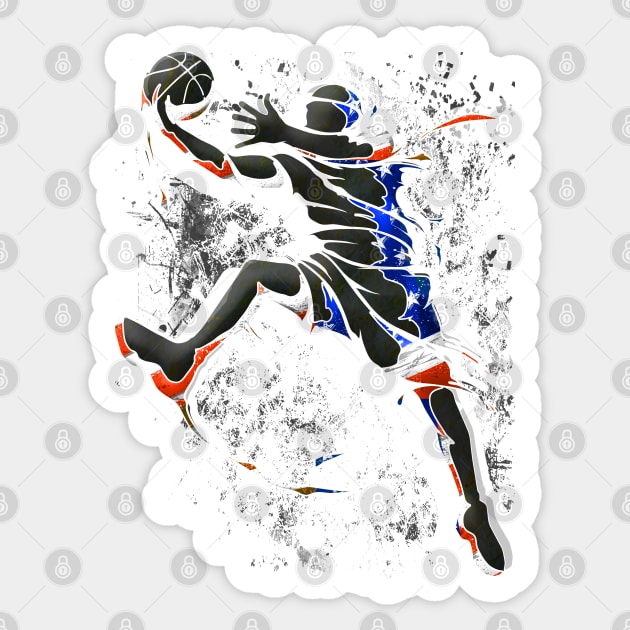 USA Allstars - All stars - MVP - Basketball Sticker by BabyYodaSticker